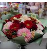Сборный букет с герберой «Микс»