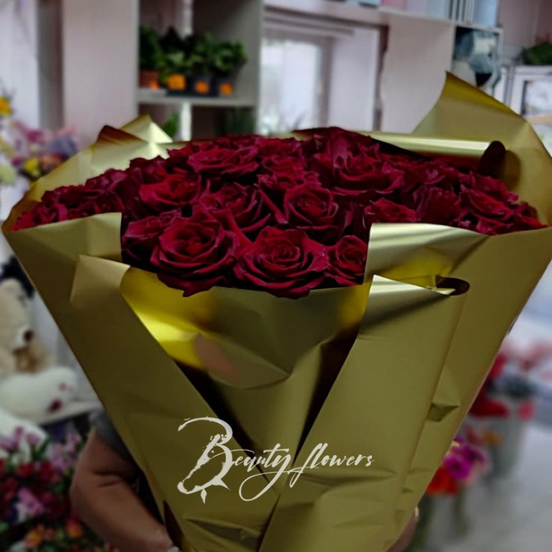 Букет из метровых роз